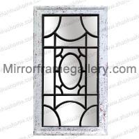 Window Style distressed white wall Frame decor